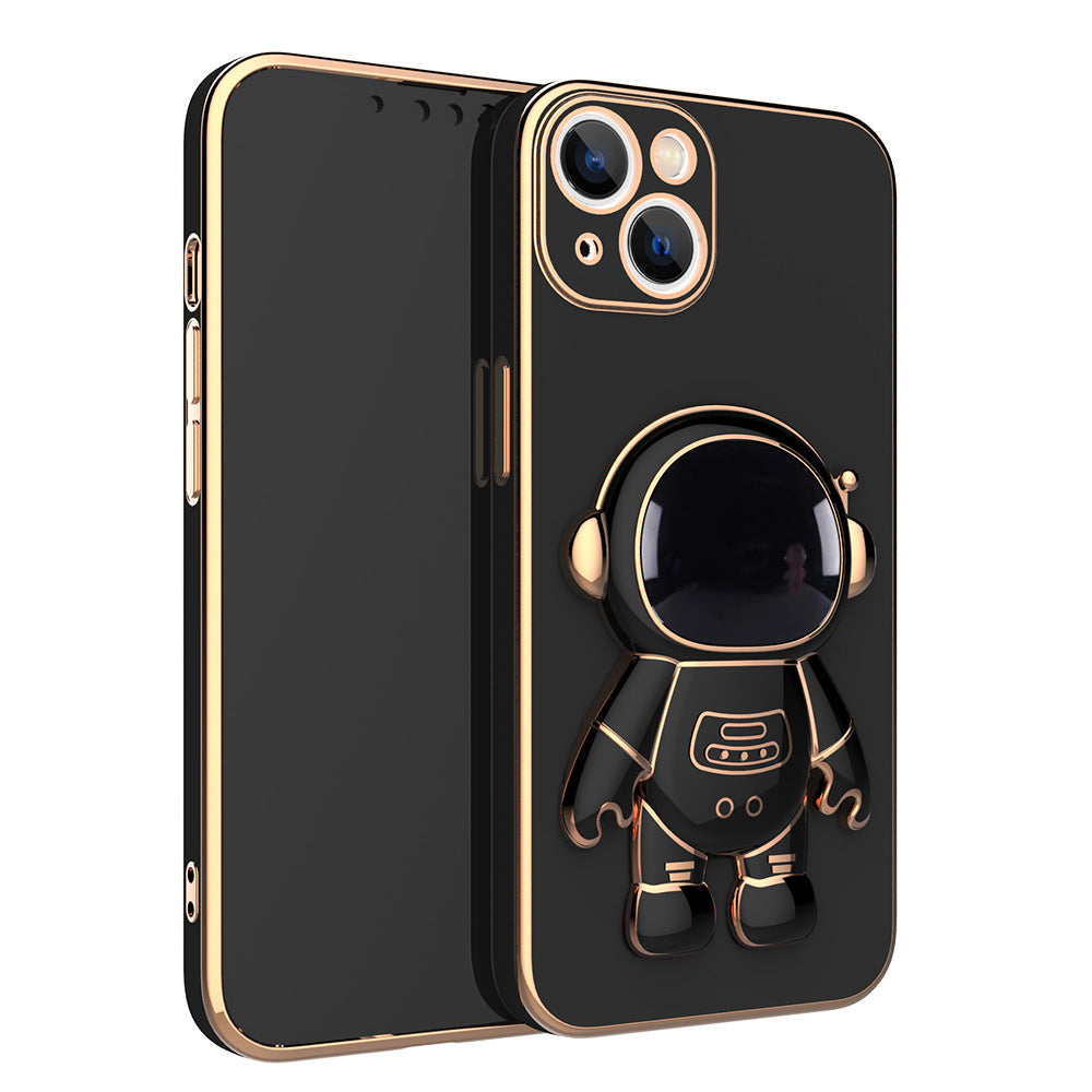 3D Astronaut IPhone Case Anti-Drop Electroplating Bracket - Dweky.se