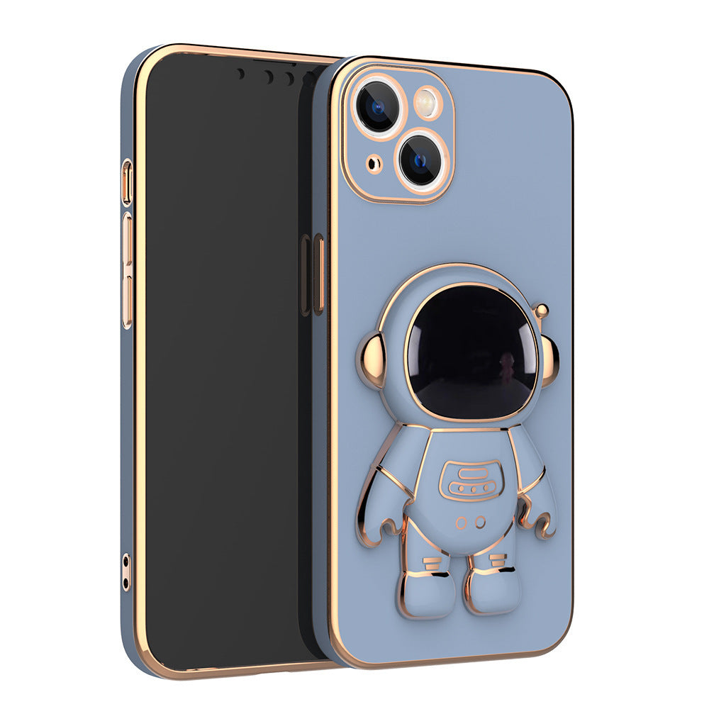 3D Astronaut IPhone Case Anti-Drop Electroplating Bracket - Dweky.se