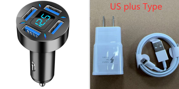 Four-port Car Charger 4USB Car Charger - Dweky.se