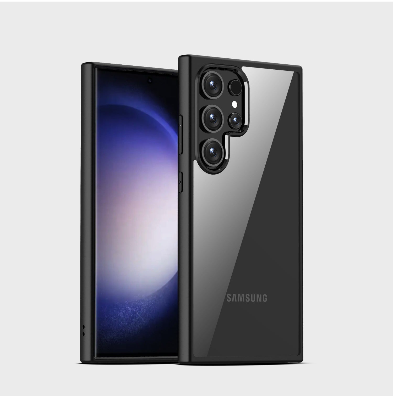 Samsung Slim Hybrid Case - Shockproof TPU & PC Durable Cover