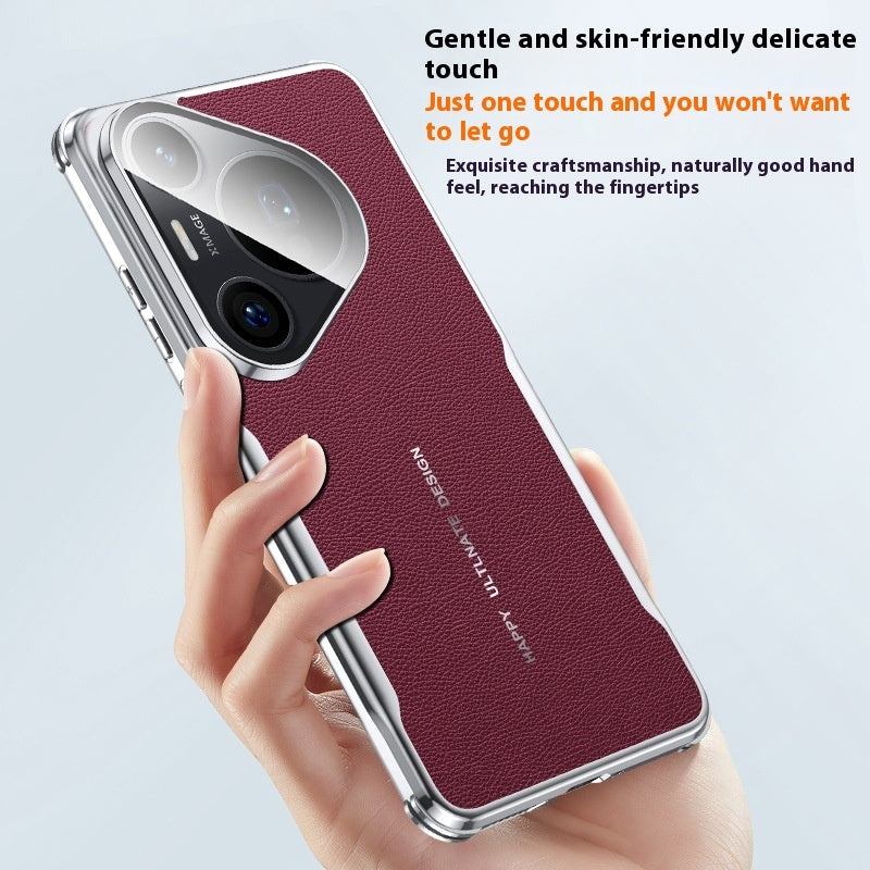 Läderskal till Huawei Pura 80 & 70 Pro Plus — Heltäckande Skydd & Fallskydd