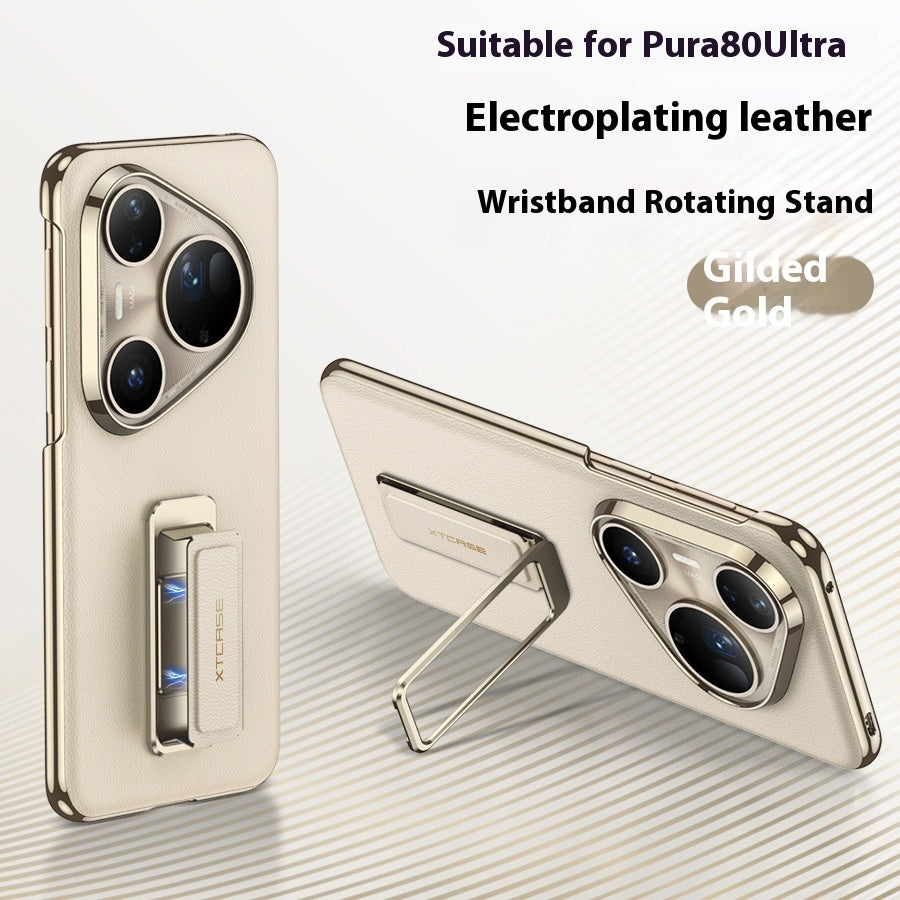 Huawei Premium Läderskal — Pura 80 Ultra med Handledsrem