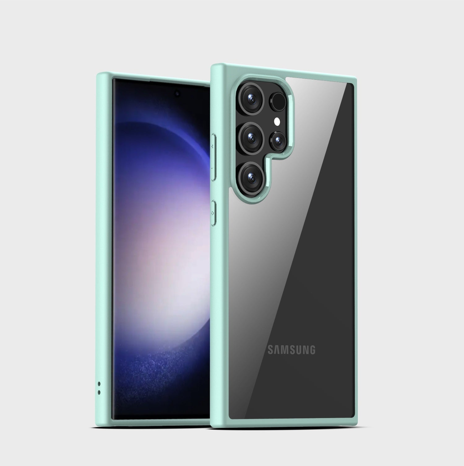 Samsung Slim Hybrid Case - Shockproof TPU & PC Durable Cover