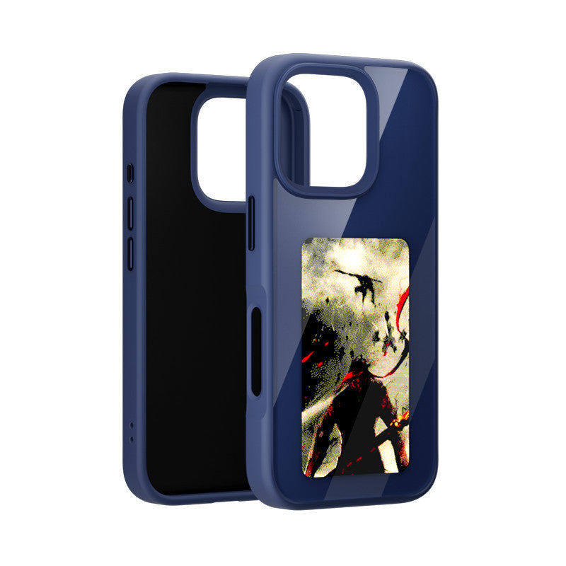 High-Grade DIY Four-color Ai E-ink Screen NFC Projection Screen Phone Case Glass — Studio Tech