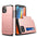 IPhone Case Sliding Cover Card Two-in-one Anti-drop Wallet Protective Wallet Credit Card Holder - Dweky.se