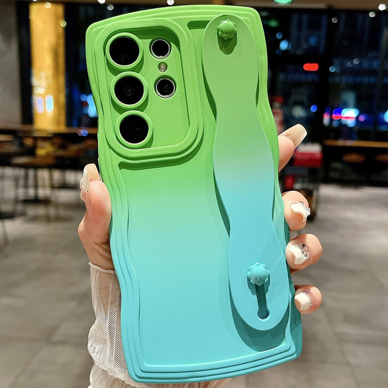 Samsung Multifunctional Frosted Silicone Case - Integrated Desktop Bracket