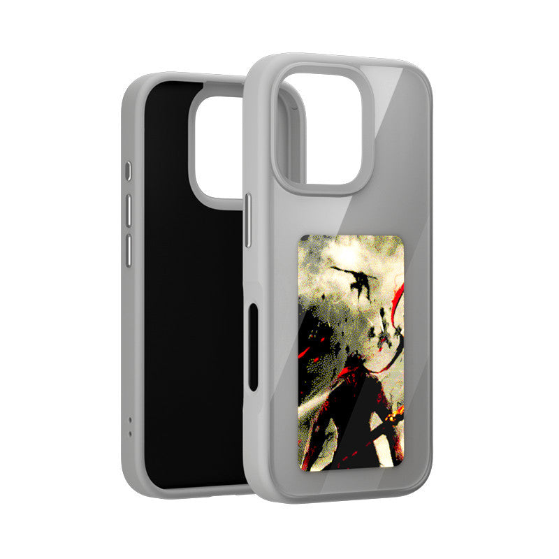 High-Grade DIY Four-color Ai E-ink Screen NFC Projection Screen Phone Case Glass — Studio Tech