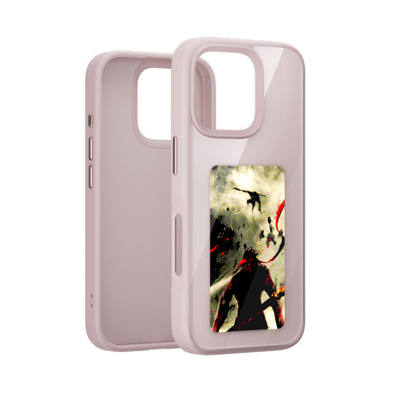 High-Grade DIY Four-color Ai E-ink Screen NFC Projection Screen Phone Case Glass — Studio Tech