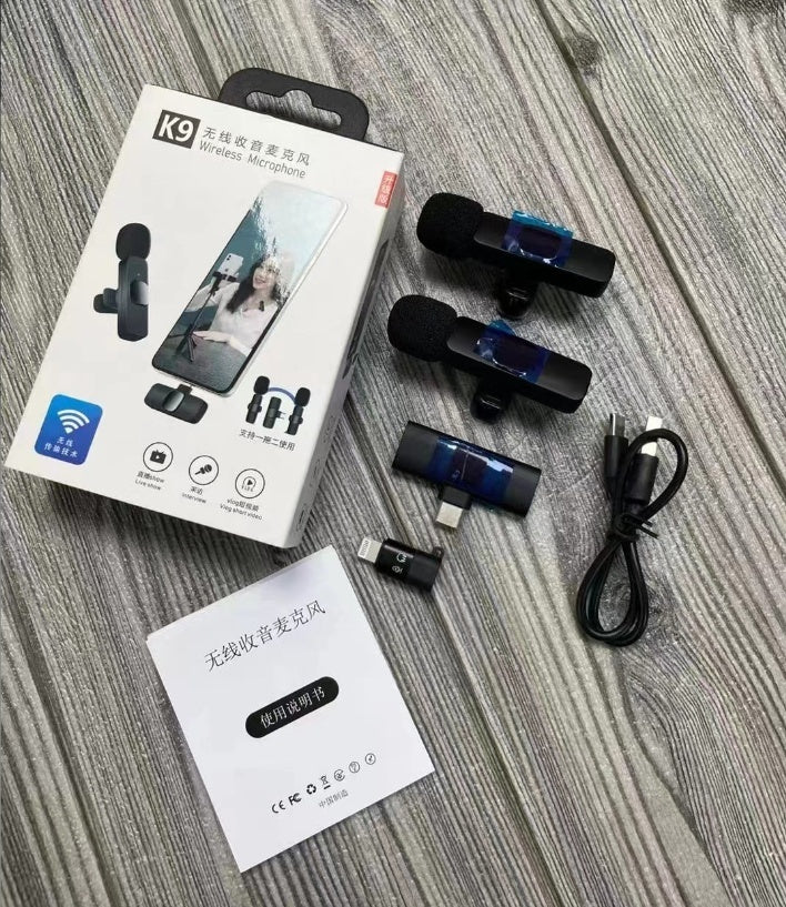 Collar Clip Microphone Outdoor Video Recording Wireless Microphone - Dweky.se