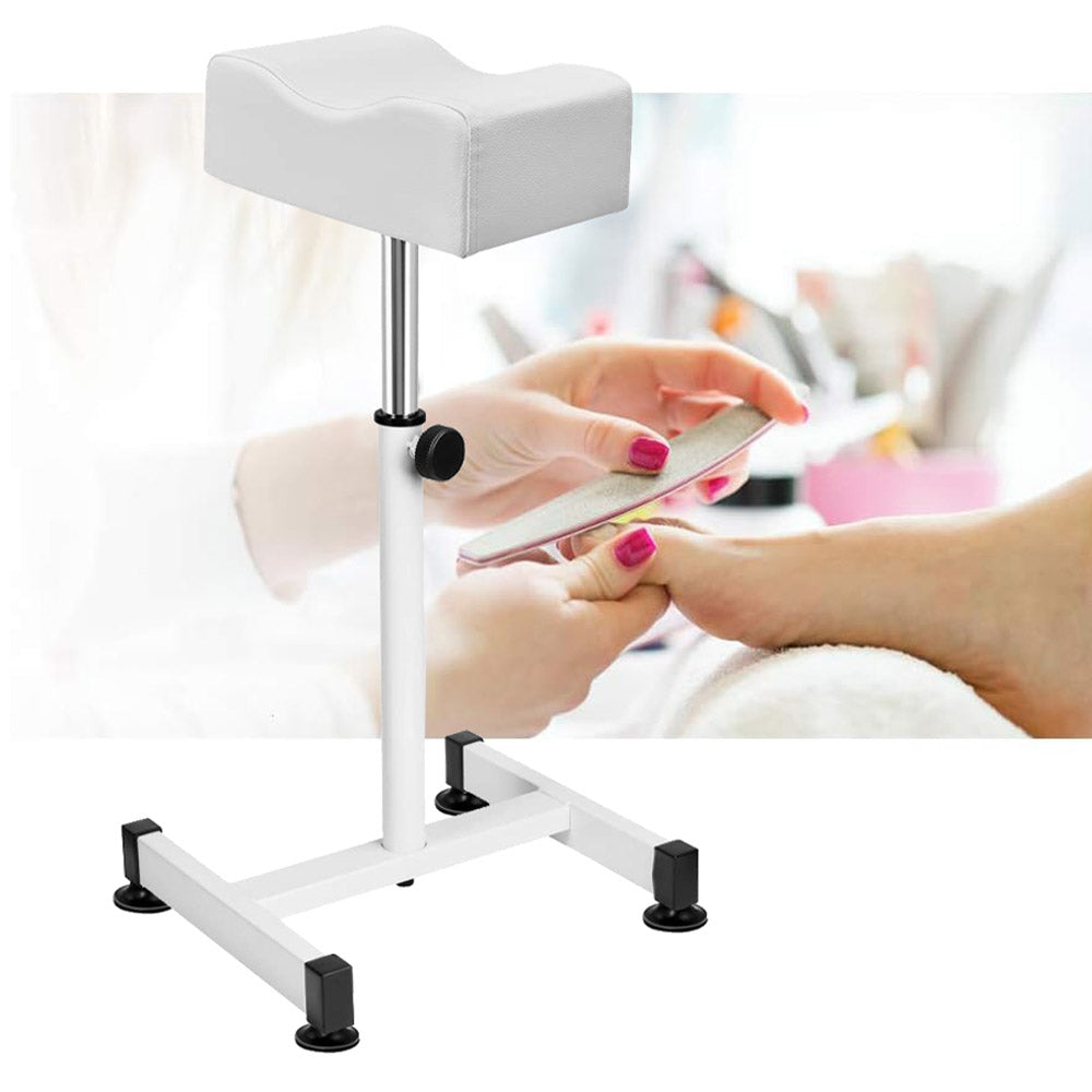 Pedicure Footrest on Wheels with Height Adjustment
