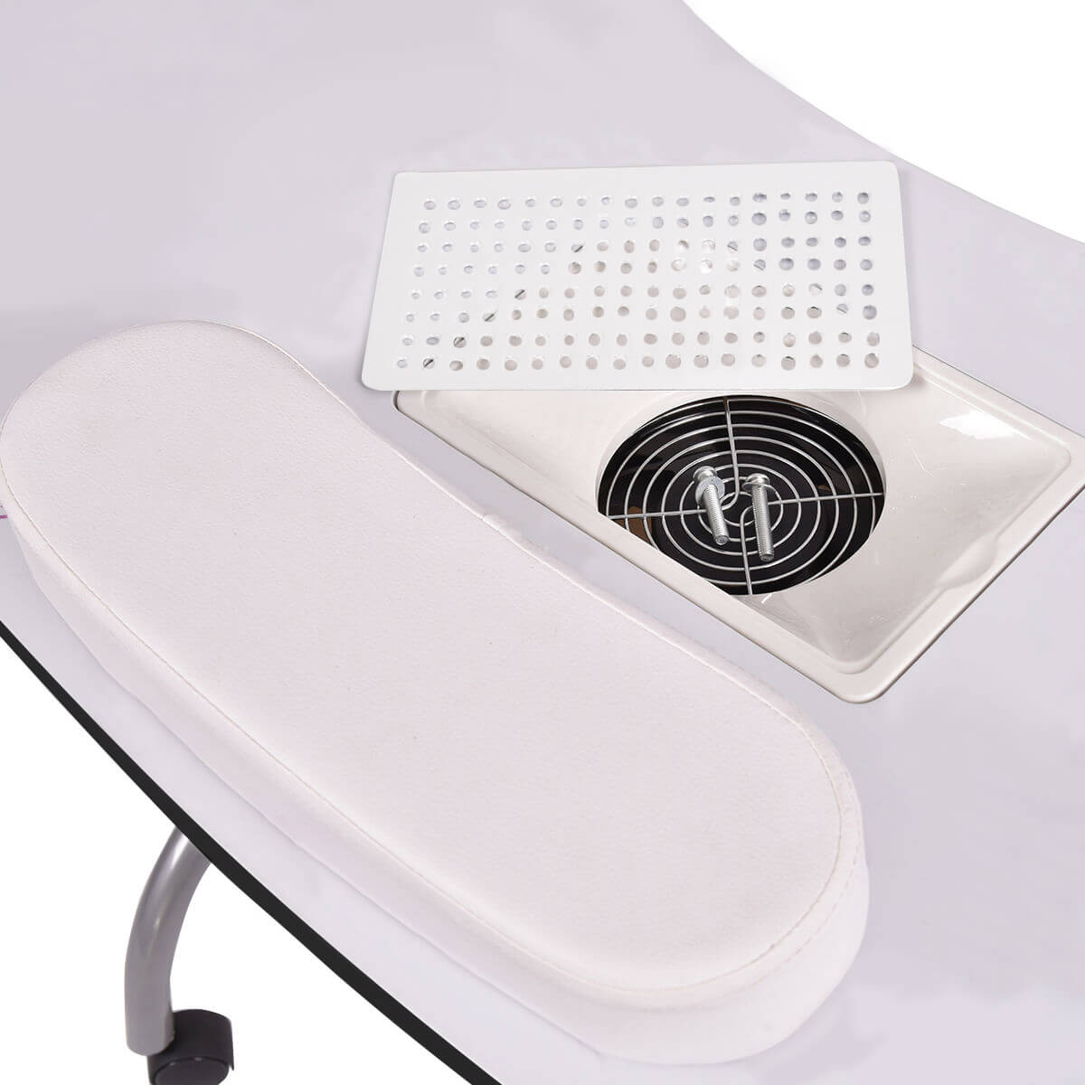 Portable Manicure Table with Extra Bag and Fan